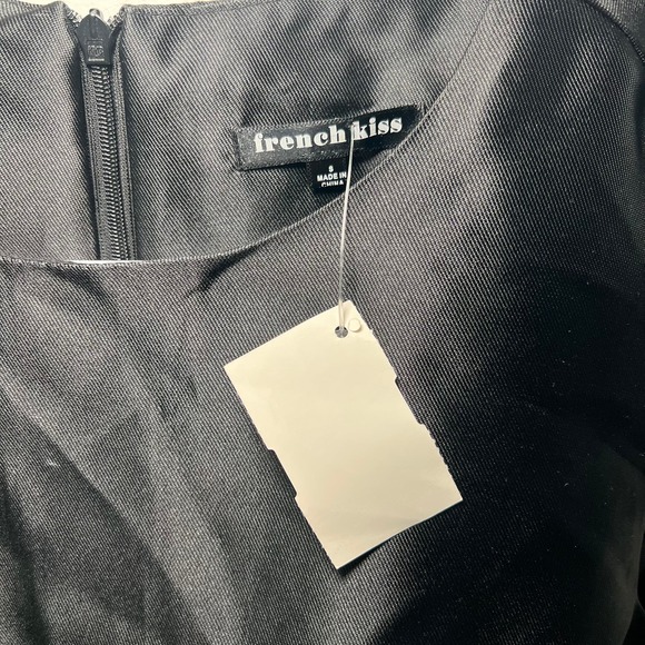 Women's French Kiss Flower Pedal Zip Up Dress Size S - Picture 3 of 5